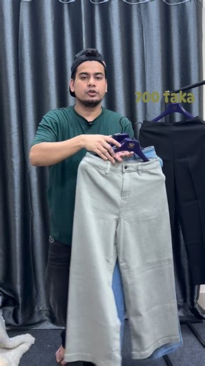 65K views · 526 reactions | Wide leg jeans High waist - 26,28,30,32,34,36,38,40,42 inch | Fashion World by Ahusan | Facebook