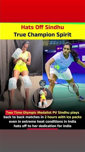Hats Off SindhuTrue Champion Spirit...