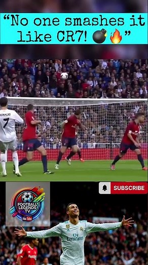 “Ronaldo’s Most Powerful Long Shots Compilation! ⚡️🔥 #CR7 #RocketGoals #football #realmadrid