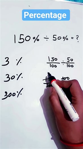 Percentage division #maths #shorts #school