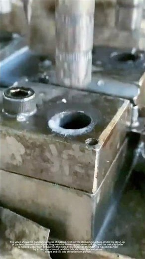 Precision process display of high-speed punching machine to make rivets