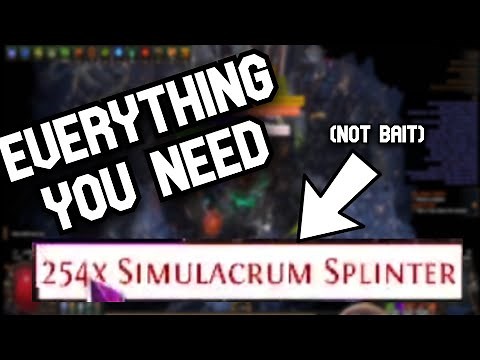 Delirium Mirror Farming Guide - Everything you need to know to farm near ENTIRE simulacrums