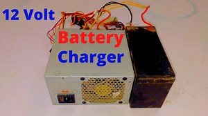 how to make a battery charger with computer supply very easy way to make a battery charger | World Invention videos