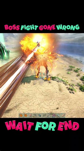 Chaos Big Sword VS MANUS Boss 🔥 ARK Dragon Hunter #arkgameplay #arksurvivalevolved #gaming