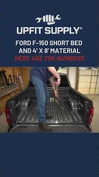 Can you fit 4x8 material in a Ford F-150 short bed? Here's the real answer 💪