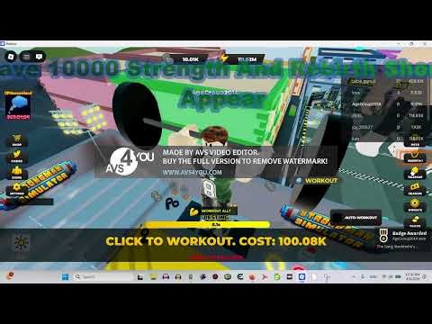 How To Get Your 1st Rebirth In Strongman Simulator