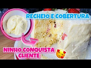 🔥É DIFÍCIL TER CONCORRENTE COM ESSE RECHEIO DE NINHO!RECHEIO E COBERTURA DE LEITE NINHO PARA BOLOS