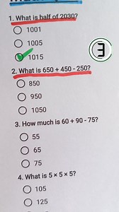 66K views · 341 reactions | Math Quiz - Can you get 2/2? #math #mathematics #quiz #quiztime #quizchallenge #trivia #quizzes | The Quiz Corner | Facebook