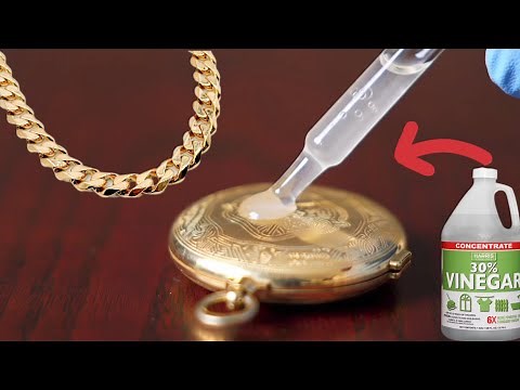 Vinegar test | How To. Test Gold Jewelry At Hom (Real or Fake)