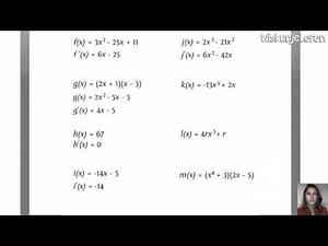 Afgeleide: Differentiëren - Wiskunjeleren