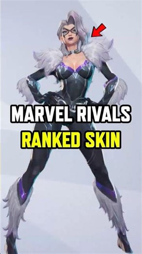 BLACK CAT'S RANKED REWARD SKIN LOOKS CRAZY IN MARVEL RIVALS!