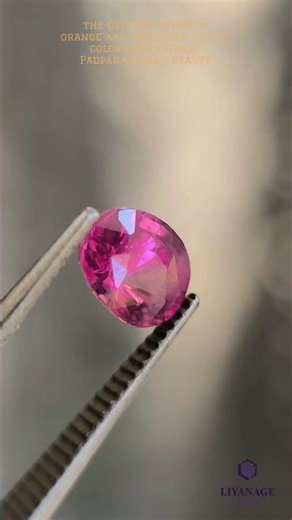 1.01 ct natural unheated Padparadscha sapphire