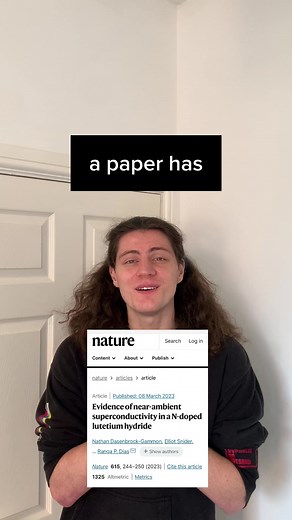 🚨room-temperature super conductor DRAMA🚨 #sciencenews #materialscience #superconductor #physics #research #sciencecommunication #scicomm #sciencetok #fyp #phd