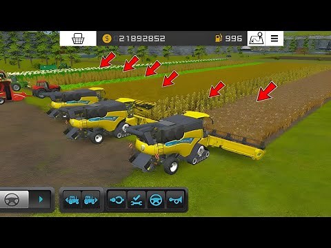 Fs 16 Harvesting Multiple Crops Gameplay | Farming Simulator 16 Timelapse #fs16