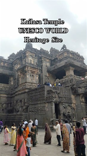 Exploring Mysterious Kailasa Temple of Ellora Caves #worldheritage #travel #ancient #travel #viral