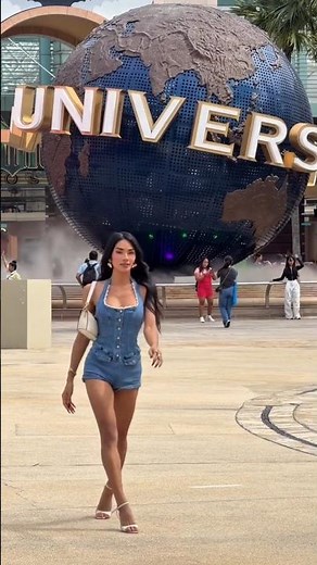 Universal Studios OOTD: Denim Playsuit Vibe🔥
