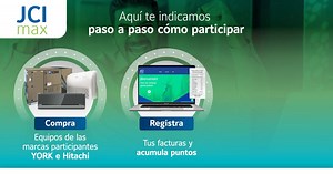 3.2K views · 15 reactions | ¿Aún no sabes como funciona el programa de incentivos JCI Max? Es muy fácil y sencillo, aquí te decimos como, solo te tomará unos minutos registrarte. | YORK Latin America R&LC HVAC | Facebook
