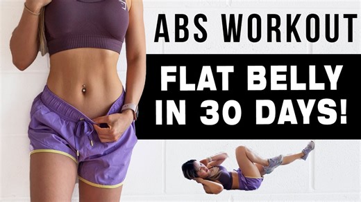 10 Mins ABS Workout To Get FLAT BELLY IN 30 DAYS FREE WORKOUT PROGRAM