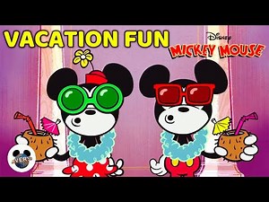 🏖 MICKEY & MINNIE in VACATION FUN | MICKEY ANIMATED SHORTS | Disney's Hollywood Studios 2023