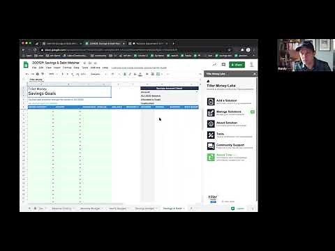 Savings Goal Tracking with Tiller Money Labs