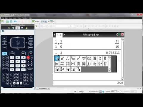 TI-Nspire CX Handheld: Using Calculator Tools
