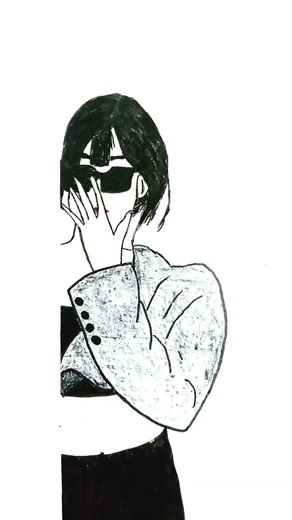 Stylish Girl Sketch 😎 | Easy Drawing for Beginners #art #drawing
