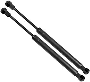 Lift Supports Depot Qty (2) 10mm Nylon Compact End Lift Supports 15.75 Inch Ext 9.75 Inch Comp x 130lbs Shocks Struts