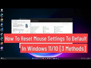 How To Reset Mouse Settings To Default In Windows 11/10 [3 Methods]