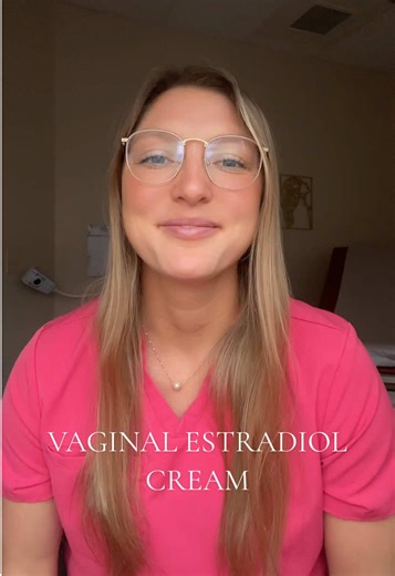 And yes, estradiol 0.01% cream not PREMARIN! #womenshealth #haileypthenp #womenshealthmatters #women #hormones