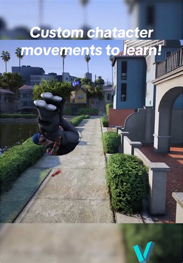 Learn custom movements that can be used as an advantage in the gameplay! join voxel! discord.gg/voxel #fivem #gtarp #viral #gtav #rp