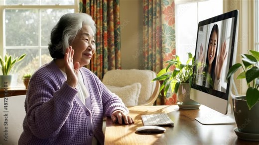 Couple works on laptop at kitchen table reviewing documents. Man and woman use computer for home paperwork. Couple smiles while working with laptop. Kitchen workspace with couple and documents.