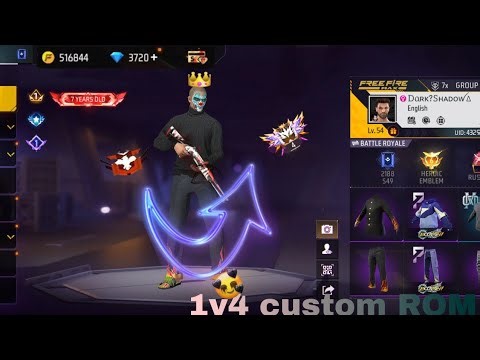 1v4 custom ROM 🤯 #fflive