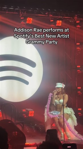 Addison Rae Shines at Spotify's Best New Artist Grammy Party