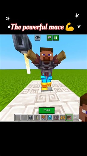 Minecraft powerful mace 💪😎😱#mctutorial #minecraft #viral #gaming #minecrafttutorial