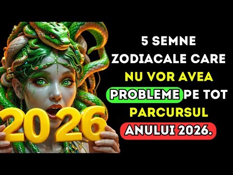 5 semne zodiacale care nu vor avea probleme pe tot parcursul anului 2026.