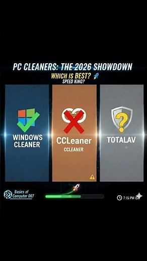 Windows Cleaner vs CCleaner vs TotalAV: Which is BEST? 🚀 #Shorts