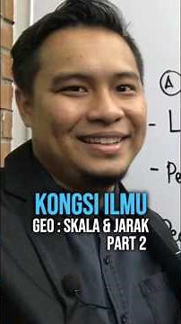 Kongsi Ilmu : Sir Koala Ajar Geografi Tingkatan 2 "Skala & Jarak" Part 2 #flyhigheducationcentre