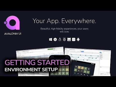 001. Avalonia UI - Getting Started Environment Setup