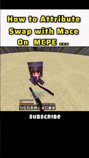 HOW TO ATTRIBUTE SWAP ON MCPE😎 #minecraft #support #mcpe