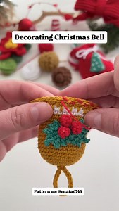 11K views · 629 reactions | Just bring a festive charm to Christmas Bell!!! Pattern me @rnata6744. https://rnata.etsy.com Rnata.com #rnata #craft #amigurumi #crochetdoll #crochettoys #dollmakers #crochetaddiction #christmas #christmasbells #bell #christmastree #christmastime #christmasmagic #christmasdecor #christmastreedecorating | RNata | Facebook