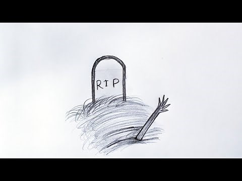 How to draw a RIP || easy drawing || normal drawing