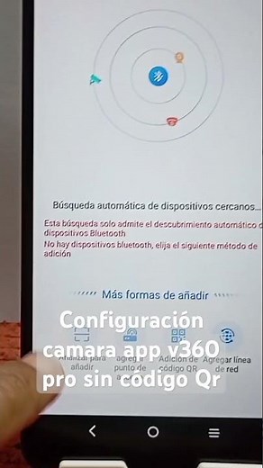 V360 Pro Wi-Fi camera setup without QR code