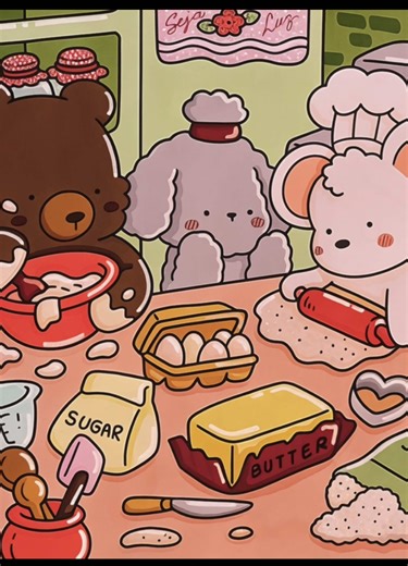 Mais uma pintura completa do livro Cozy Friends da @cocowyocoloring, com foco em harmonia de cores, texturas simples e efeitos de sombra. Escolhi uma paleta com verde, vermelho e rosa baseada no círculo cromático, buscando contraste complementar sem perder a suavidade. Usei marcadores @Ohuhuart e @Artools à base de álcool trabalhando com preenchimento uniforme e aplicação de sombras. Além disso, utilizei a caneta posca branca da @uni Brasil para fazer os detalhes de iluminação e a microline da @