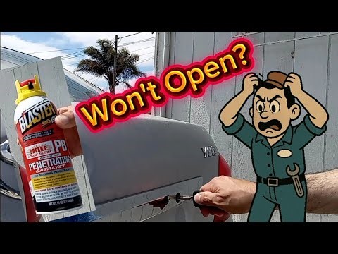 Easy Fix Anyone Can Do, Fix Jammed Car Door or Trunk Lock Cylinder, DIY