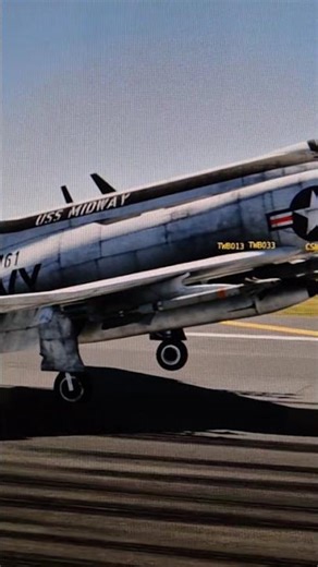 xp12 F4 phantom in memory is landing rkss in strong left cross winds