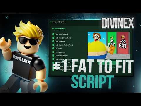 +1 Fat to Fit OP Script Auto Farm And Auto Win - Roblox 2026