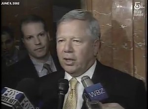 CHAMPIONS AGAIN! Members of the Patriots will receive their SIXTH Super Bowl championship rings Thursday. 🏆💎💖 Check out this report from June 2002 -- when they received their FIRST rings! https://on.wcvb.com/2QOfG9H | WCVB Channel 5 Boston