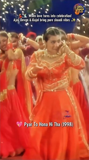 💍 Aaj Hai Sagaai 💖 | Ajay Devgan & Kajol | Alka Yagnik | 4K Romance | #shorts