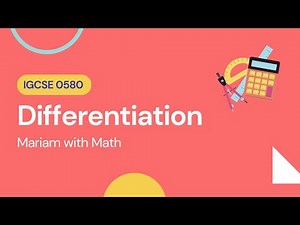 Differentiation IGCSE Mathematics 0580