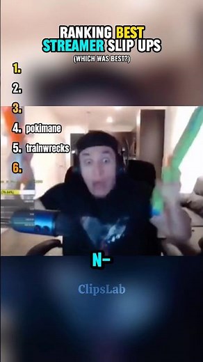 Ranking Best Streamer Slip Ups!